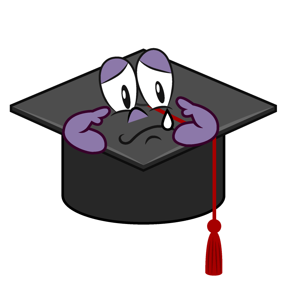 Sad Graduation Cap