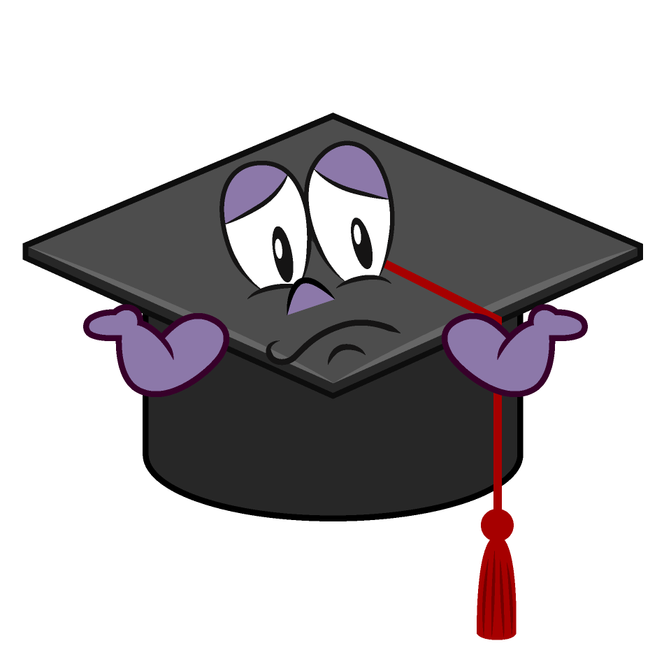 Troubled Graduation Cap
