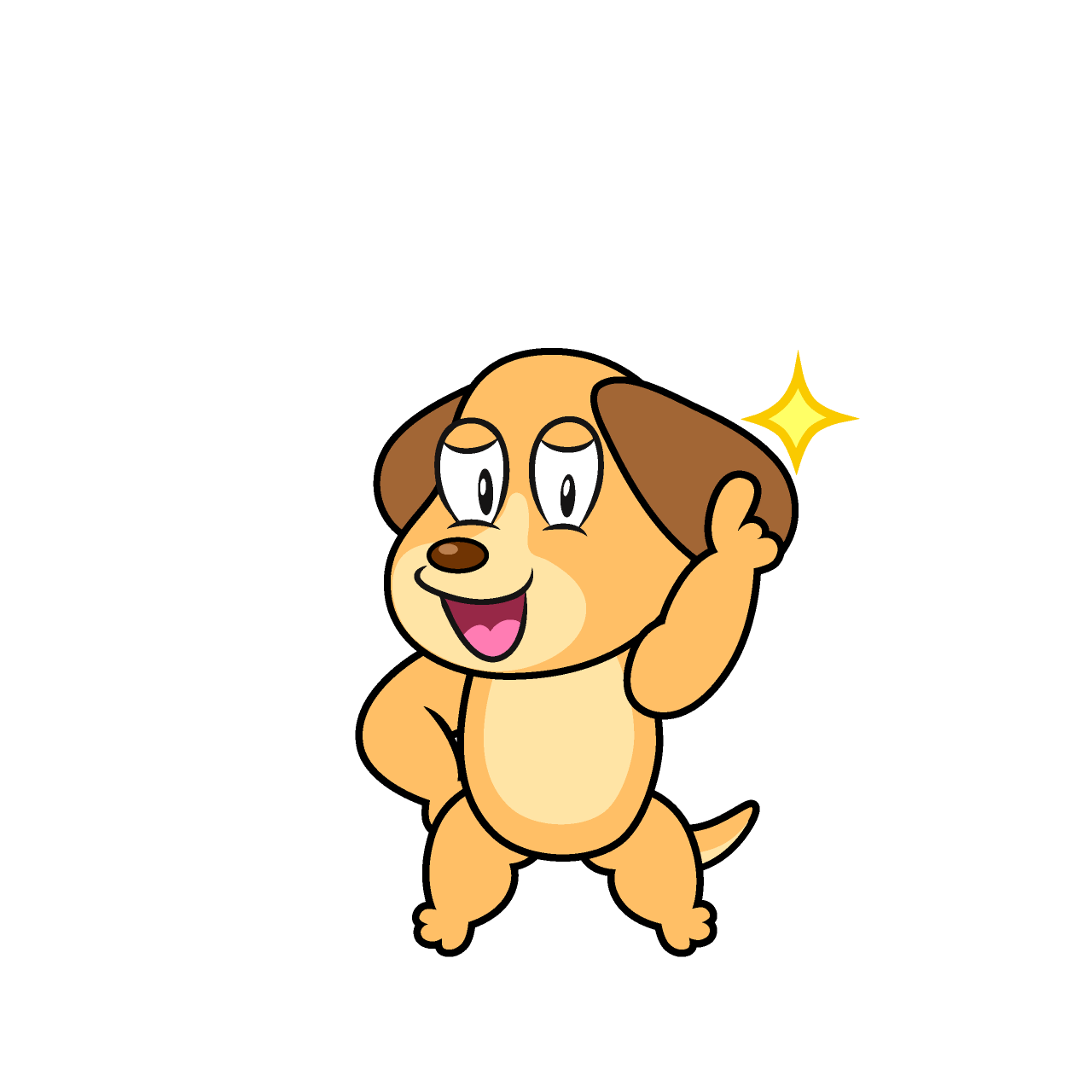 Perro Posando