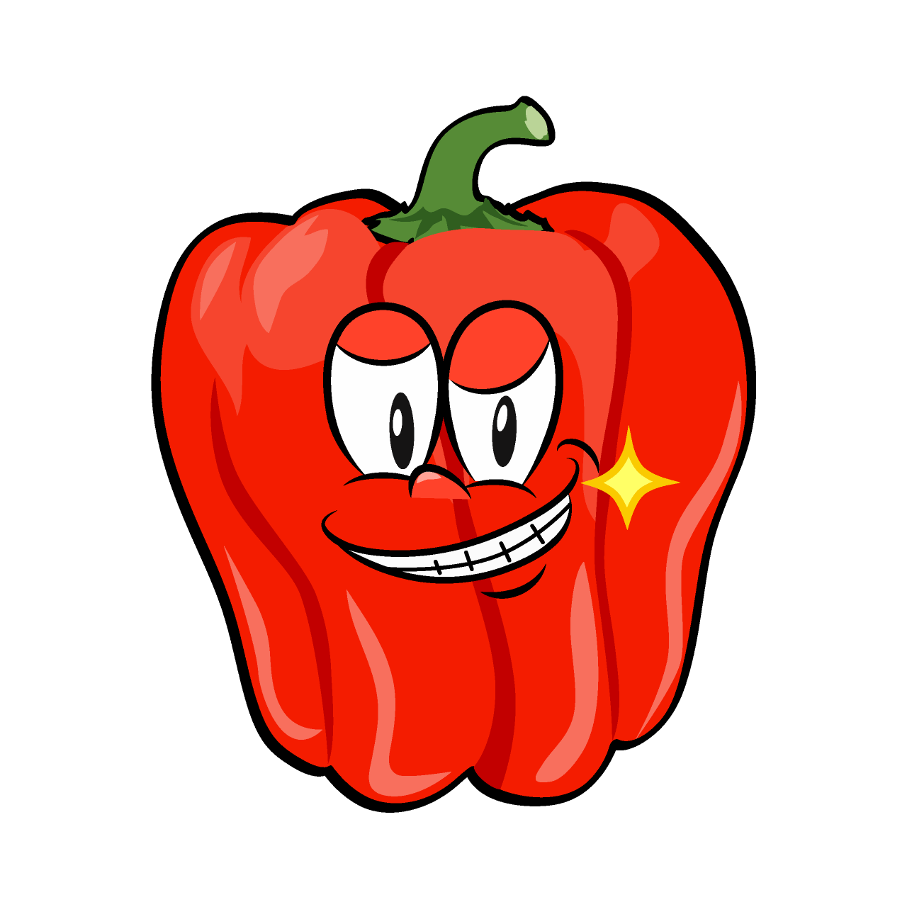 Grinning Bell Pepper