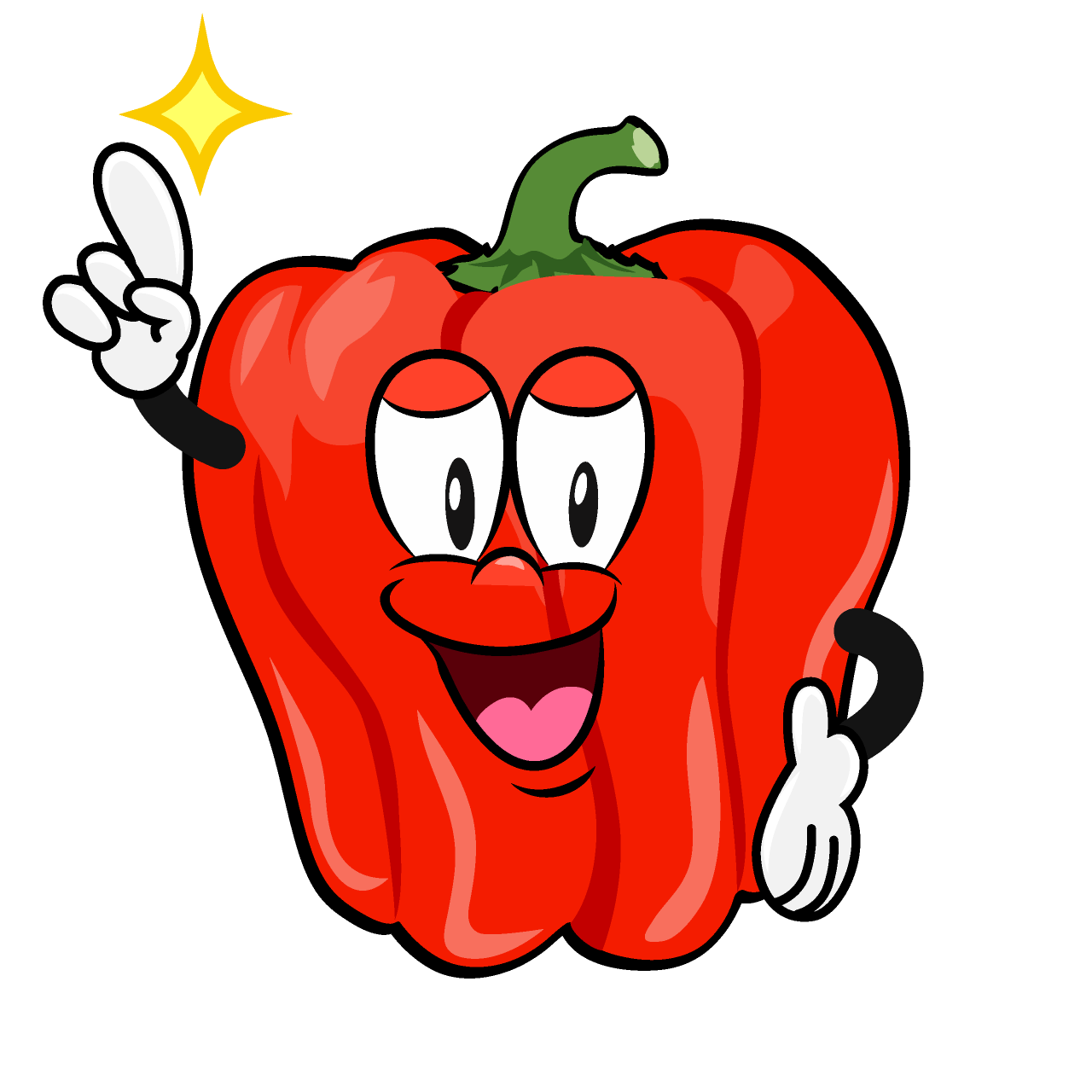 Posing Bell Pepper