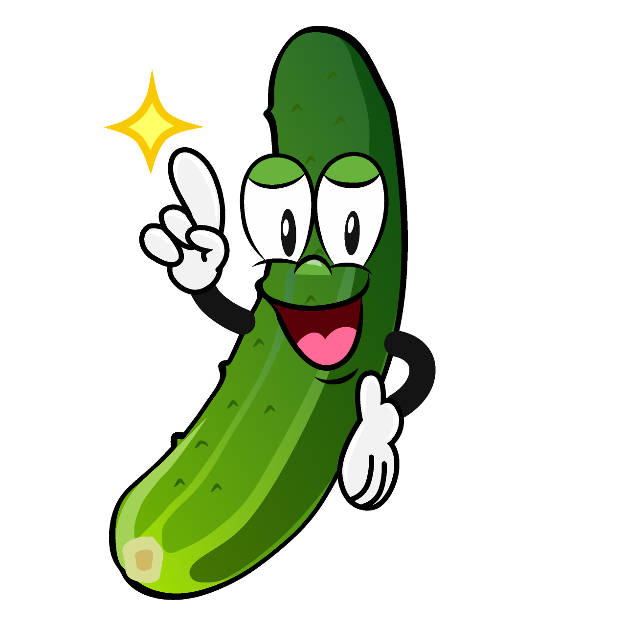 Posing Cucumber