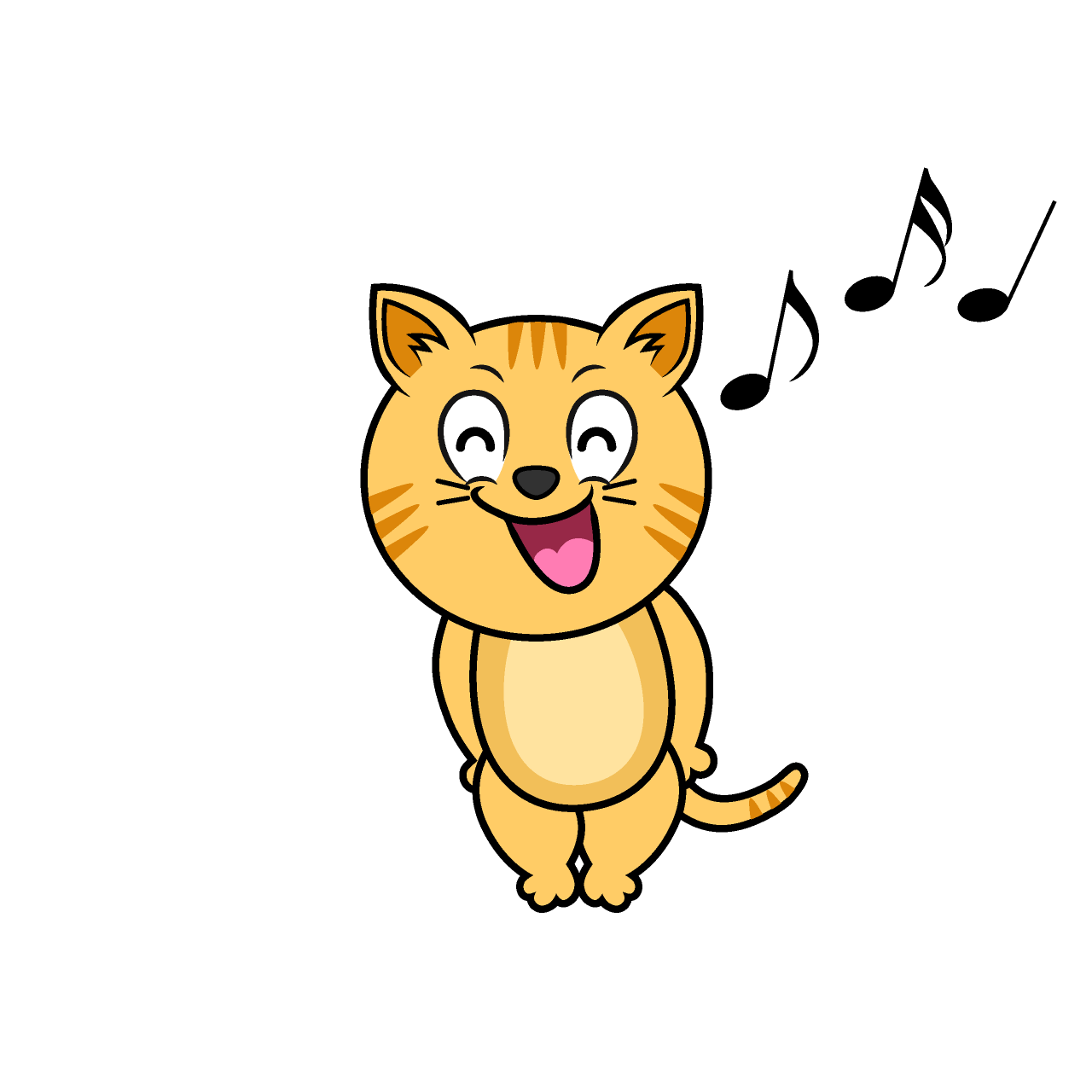 Gato Atigrado Cantando