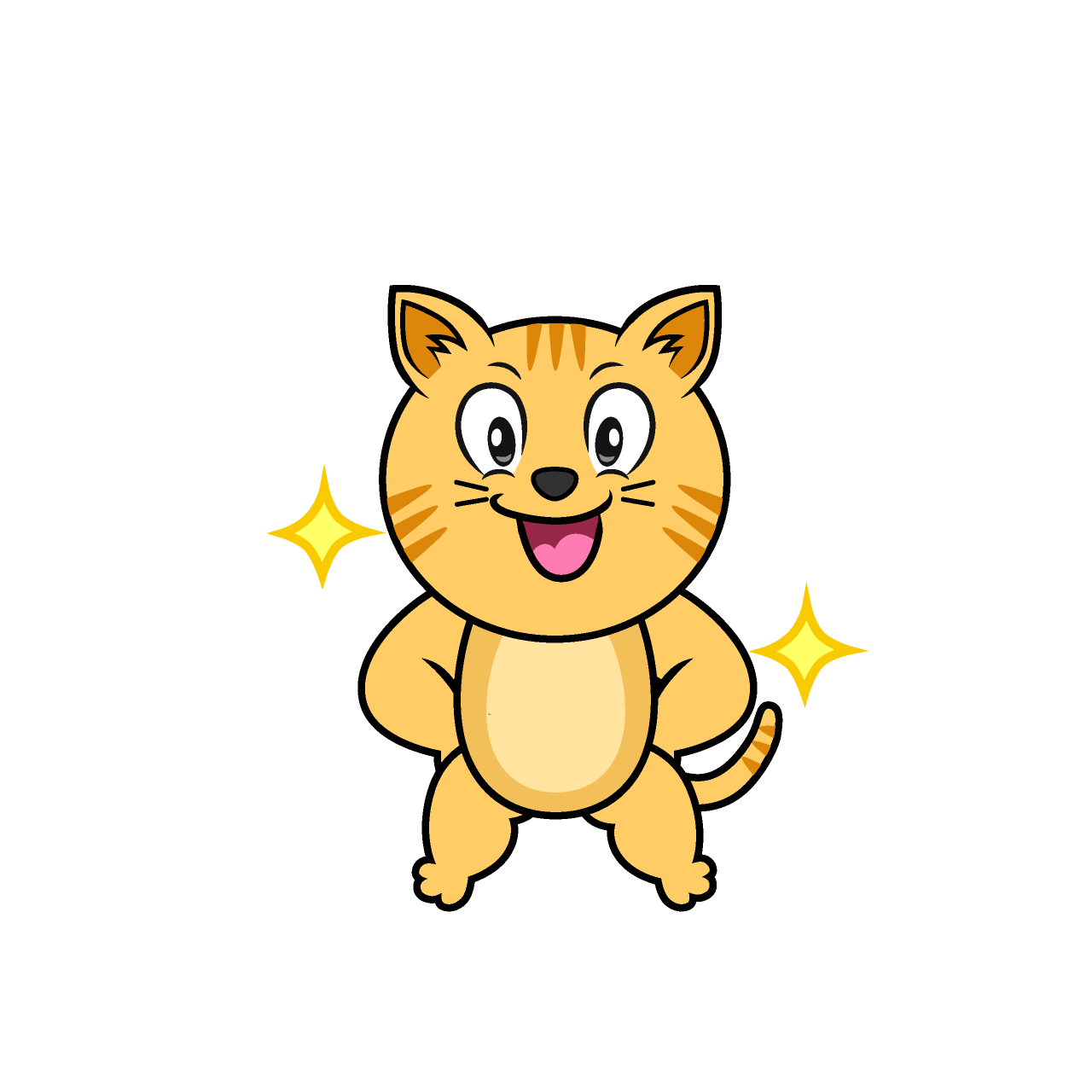 Gato Atigrado Brillante