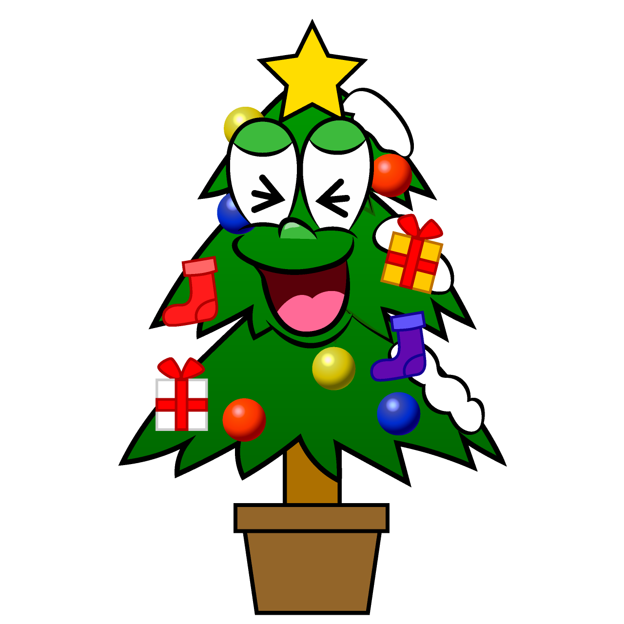 Laughing Christmas Tree