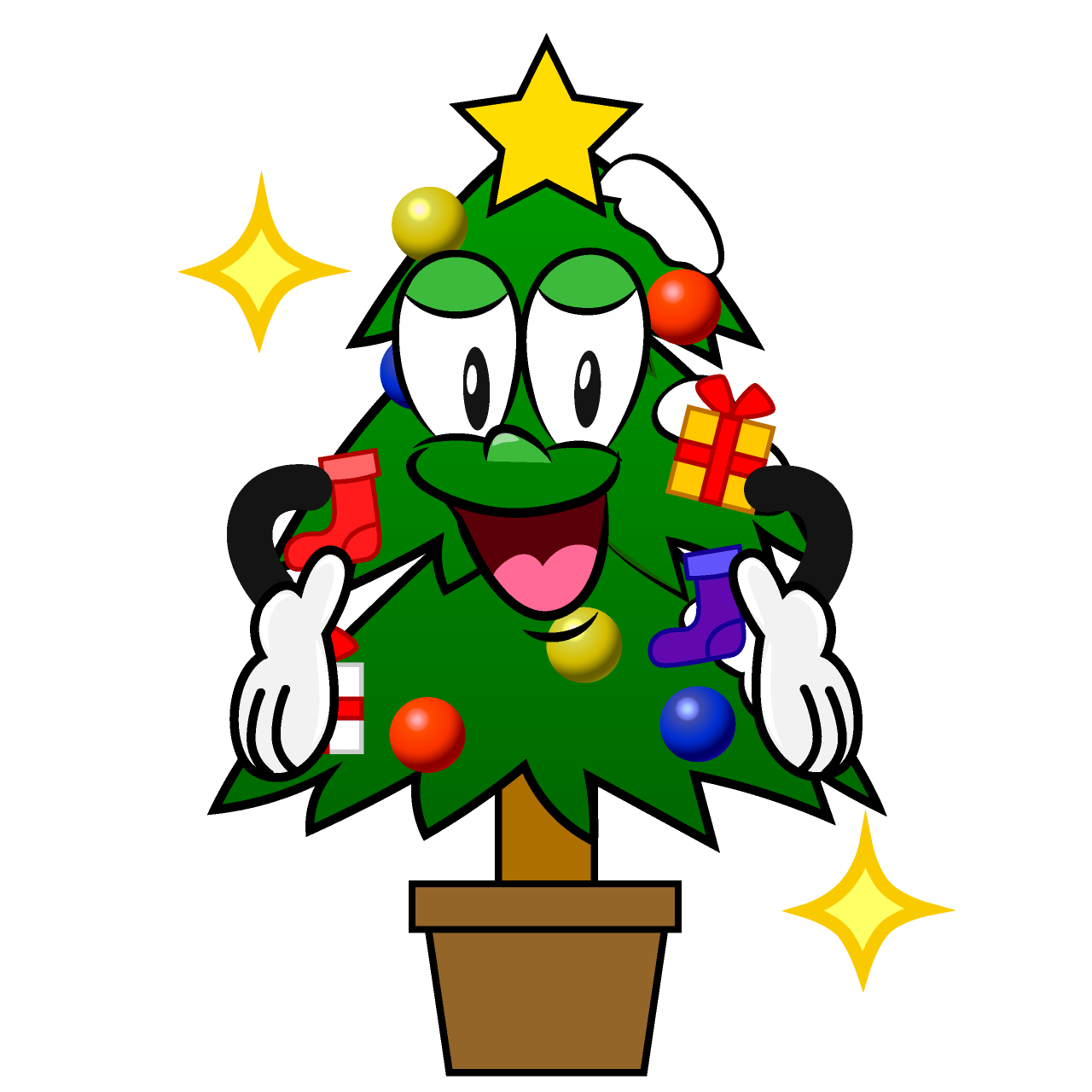 Glitter Christmas Tree