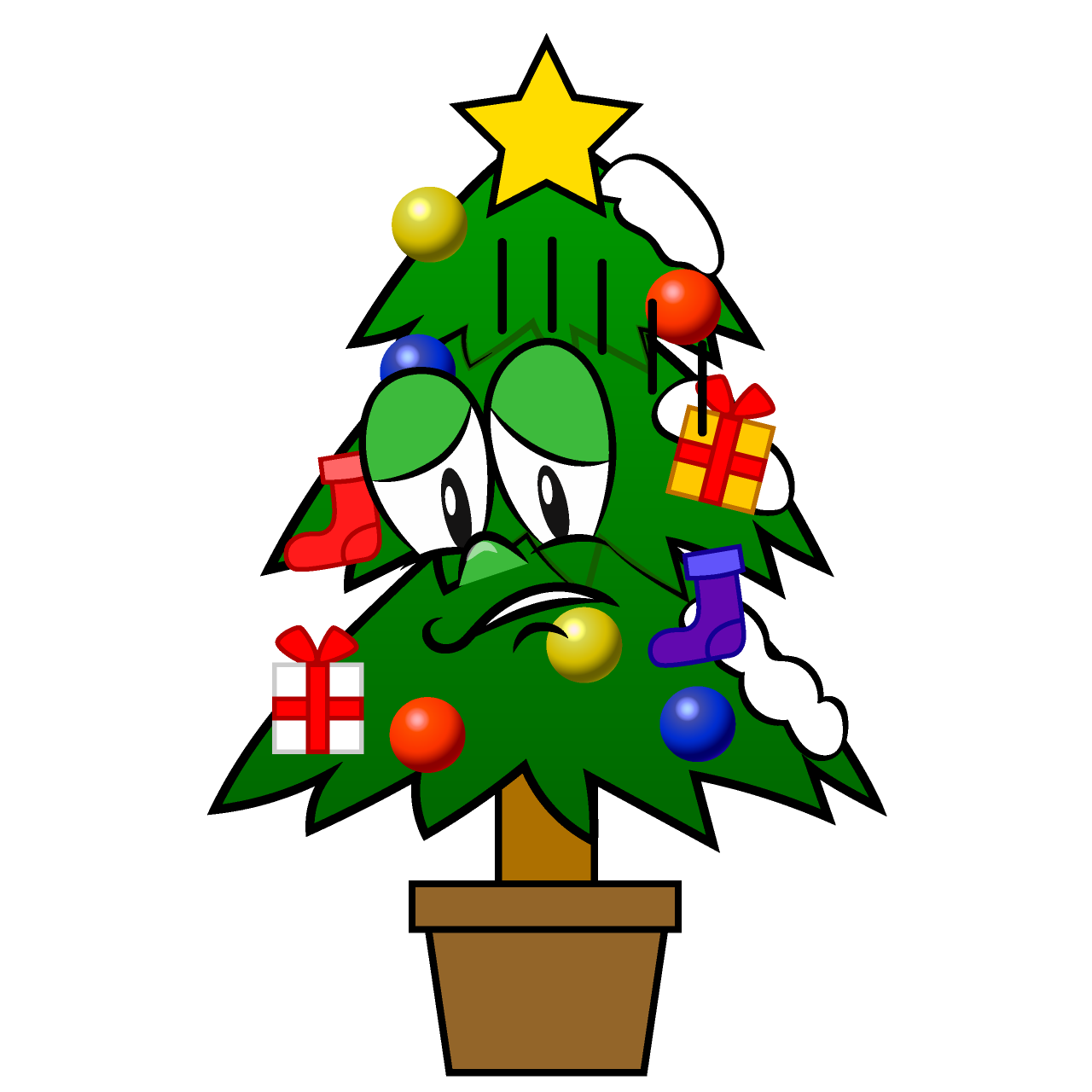 Depressed Christmas Tree