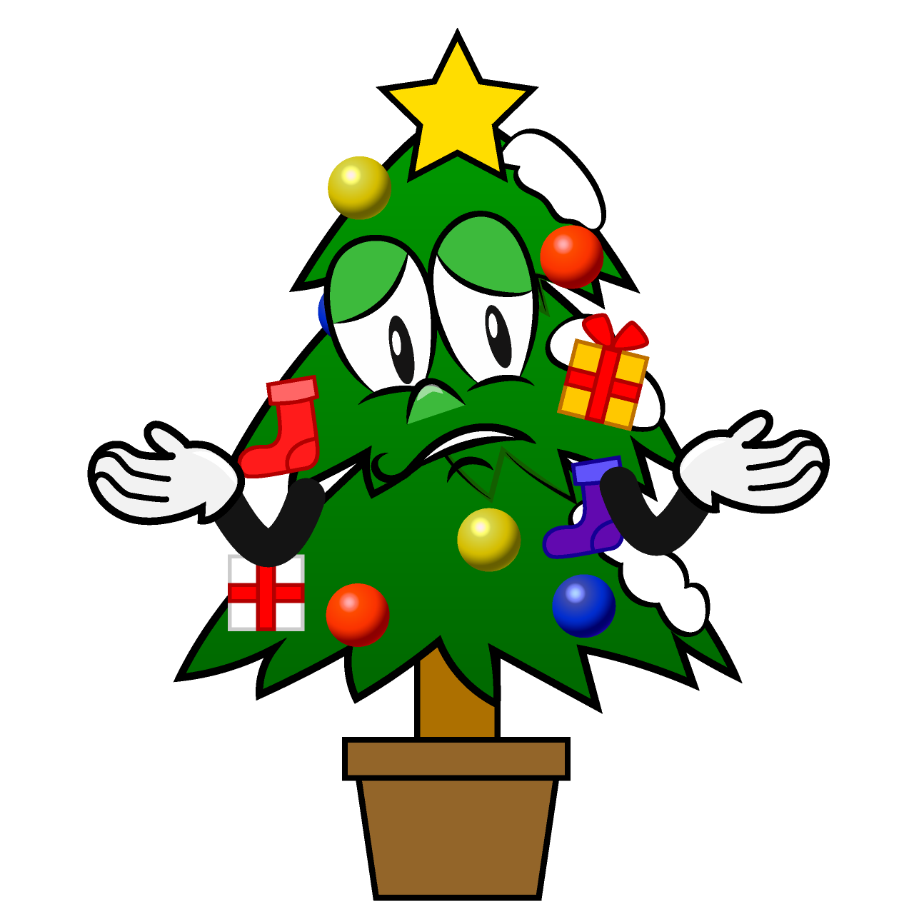 Troubled Christmas Tree