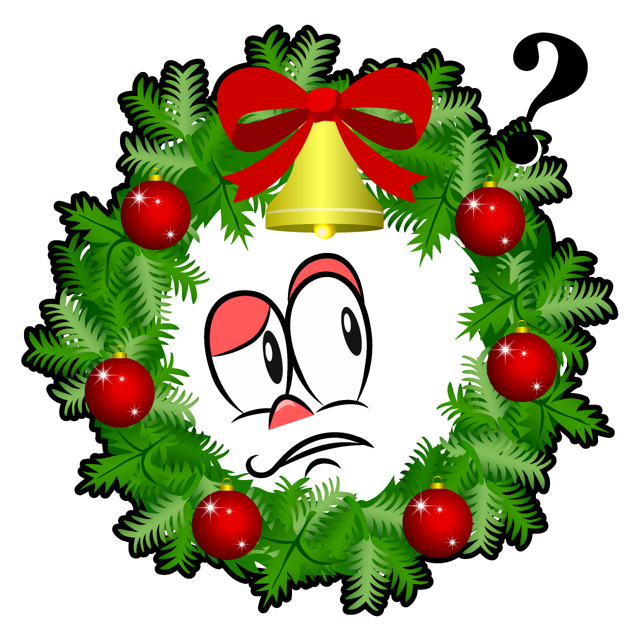 Thinking Christmas Wreath