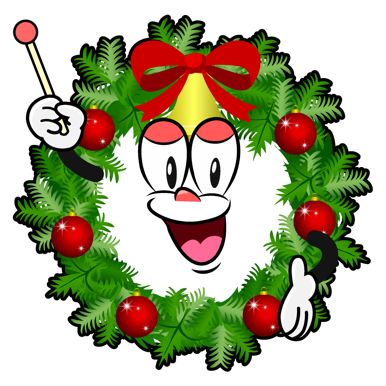 Speaking Christmas Wreath