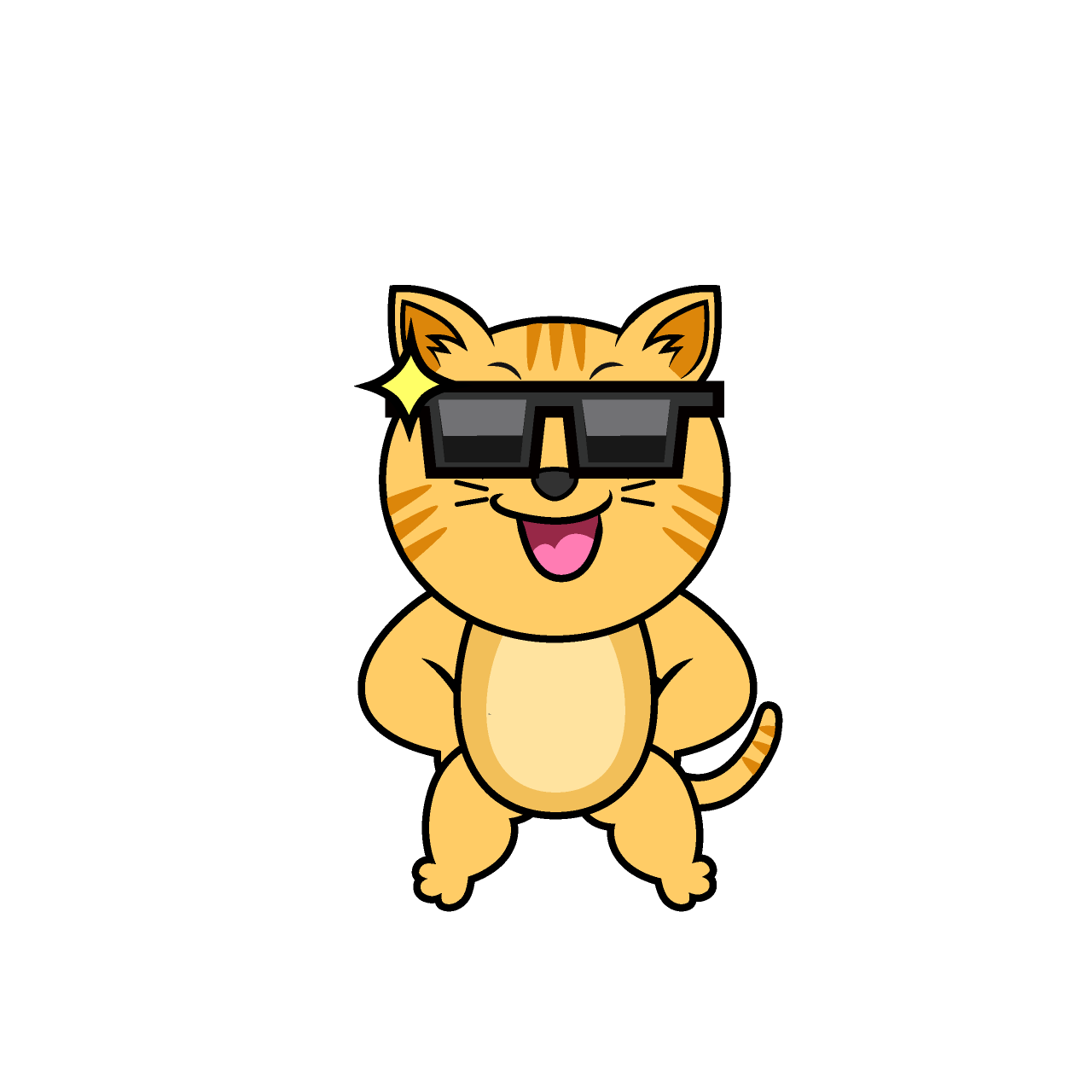 Gato Atigrado Genial