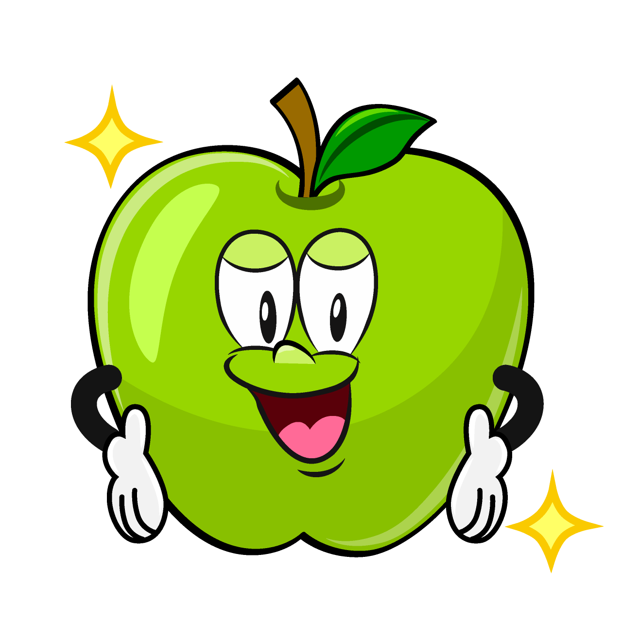 Glitter Green Apple