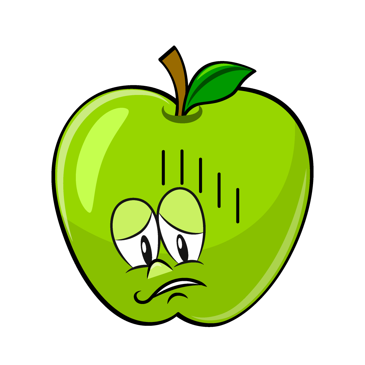 Depressed Green Apple