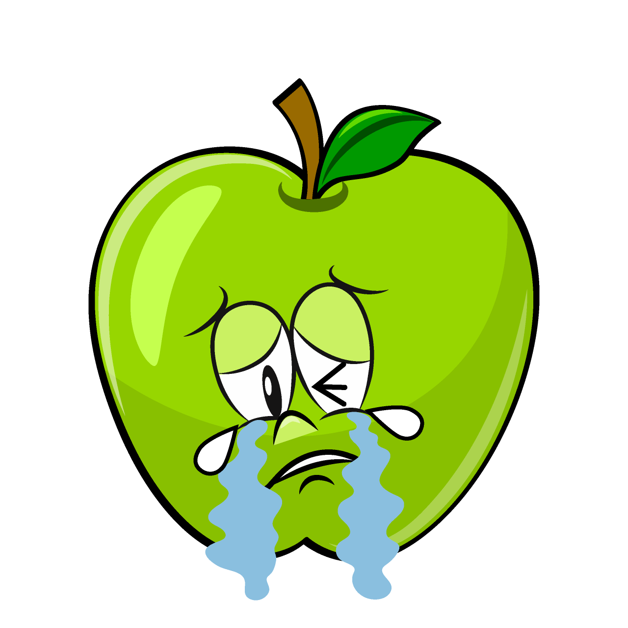 Crying Green Apple