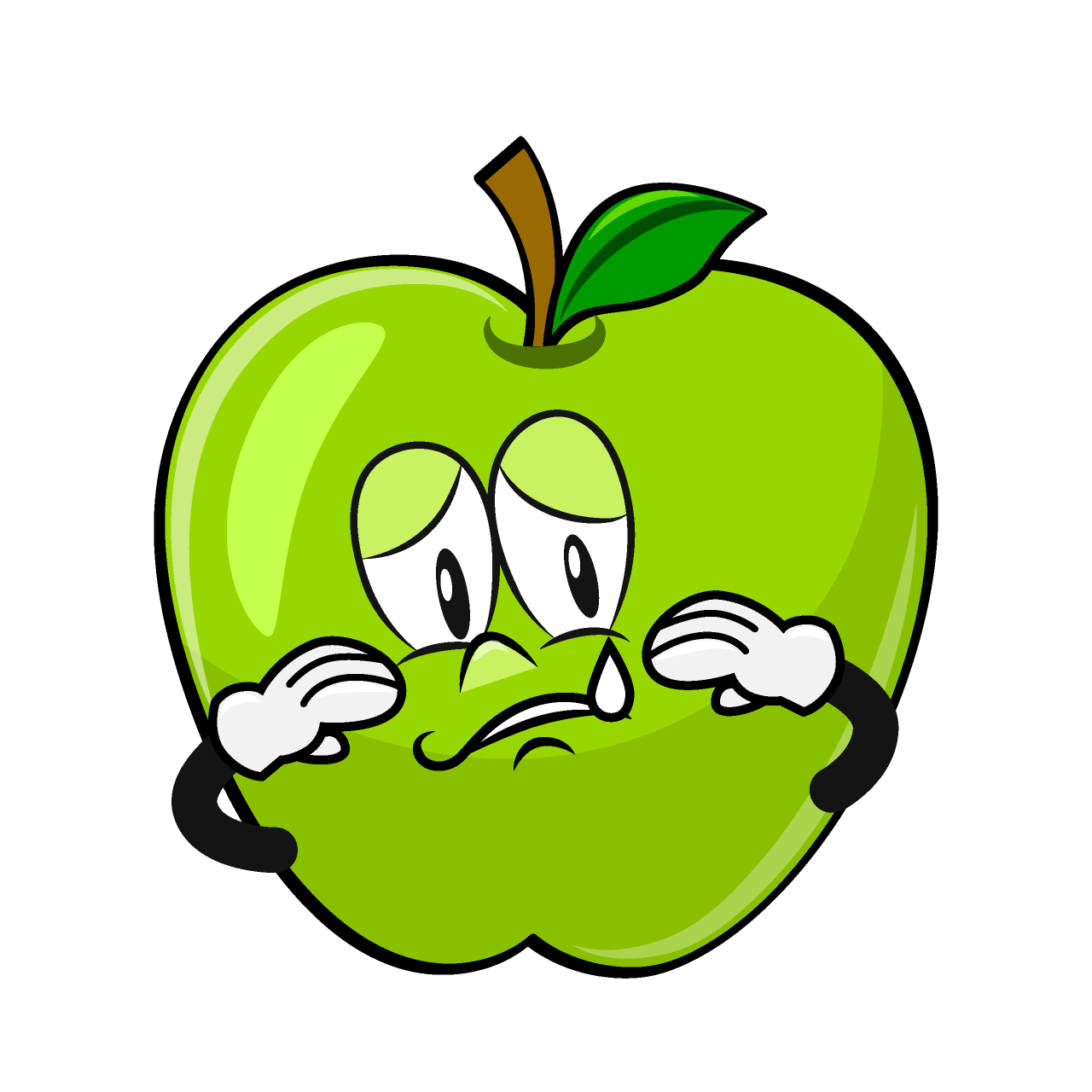 Sad Green Apple
