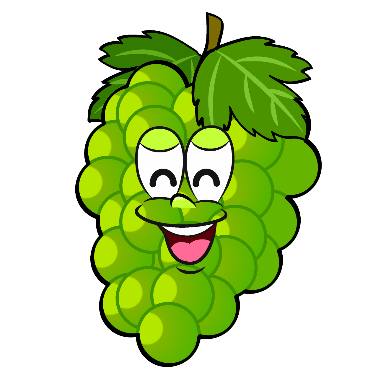 Smiling Green Grape