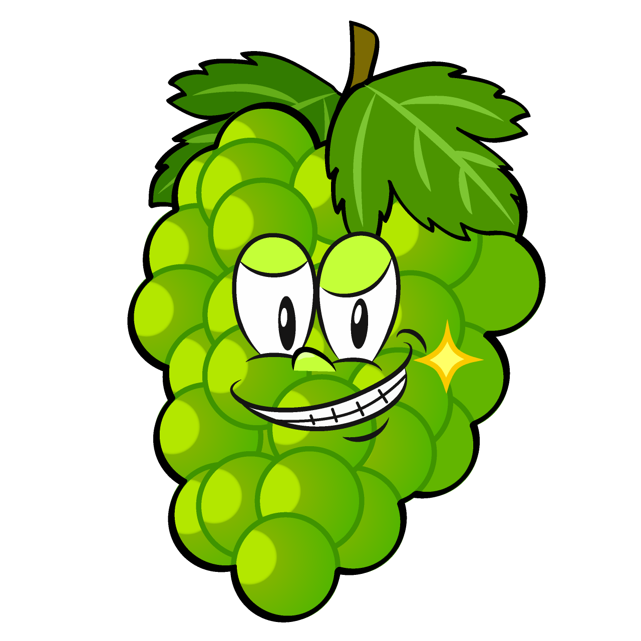 Grinning Green Grape