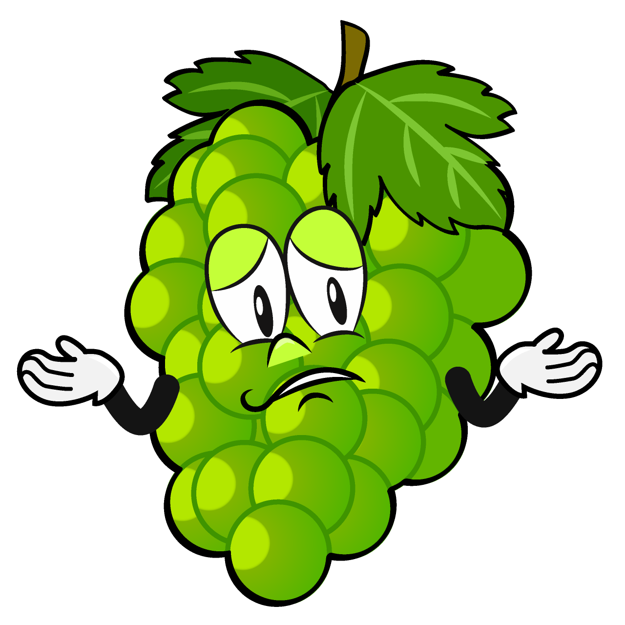 Troubled Green Grape