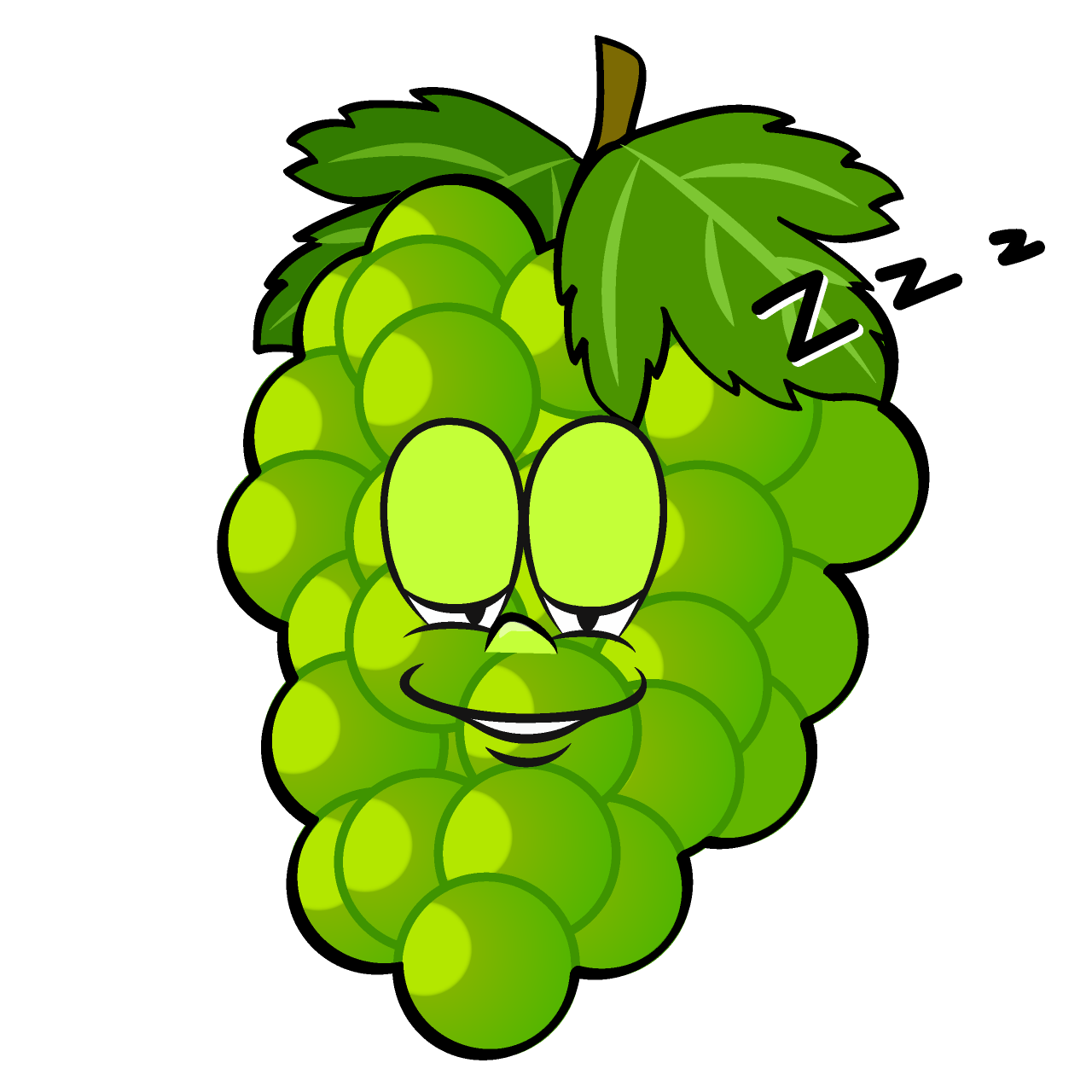 Sleeping Green Grape