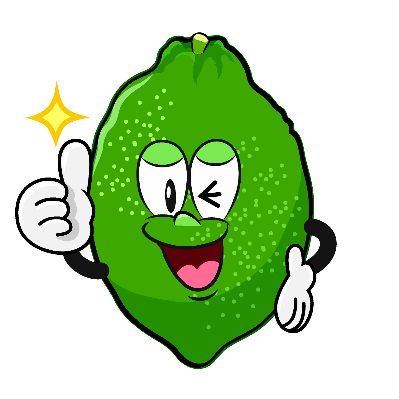 Thumbs up Lime