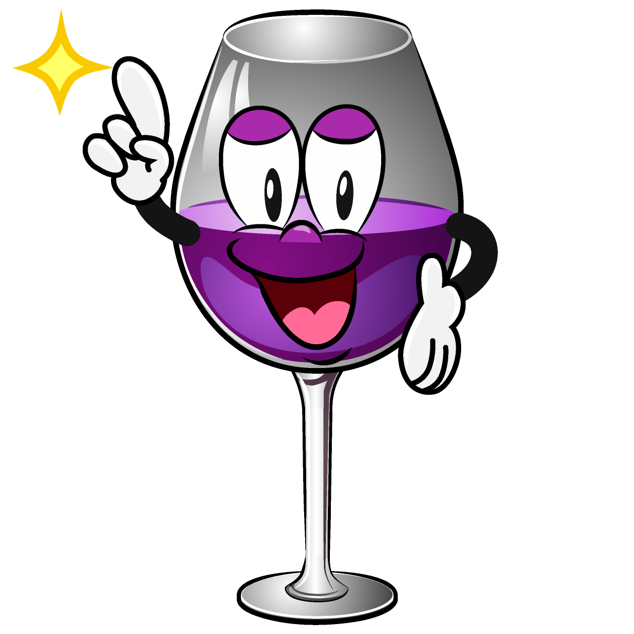 Copa de Vino Posando