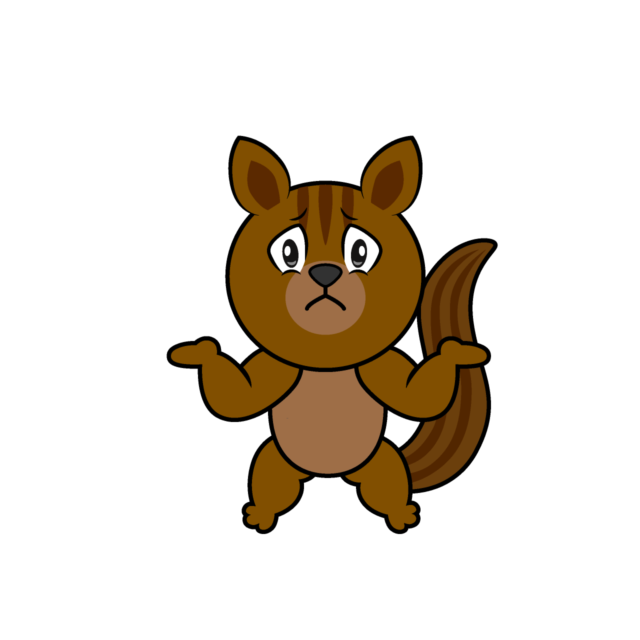 Ardilla Preocupada