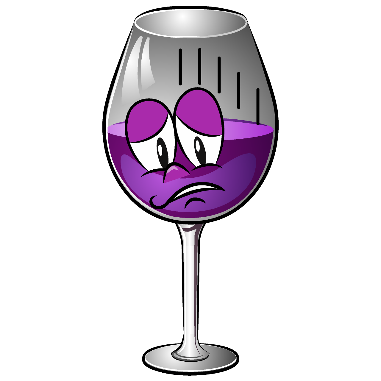 Copa de Vino Deprimido