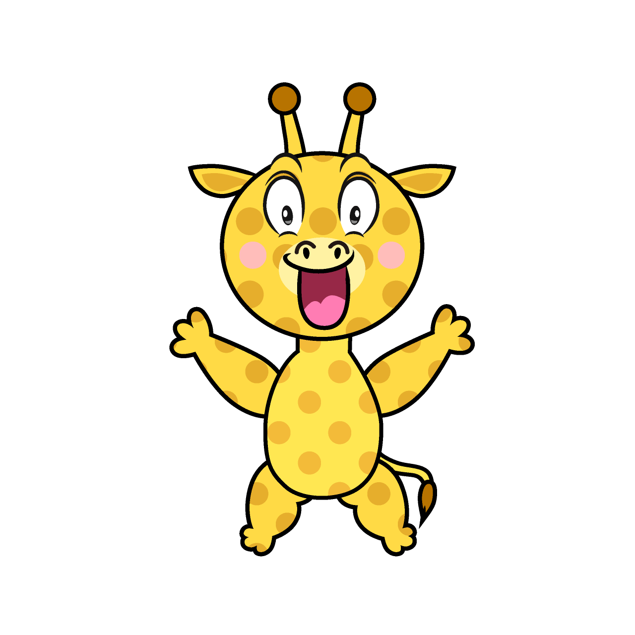 Surprised Giraffe
