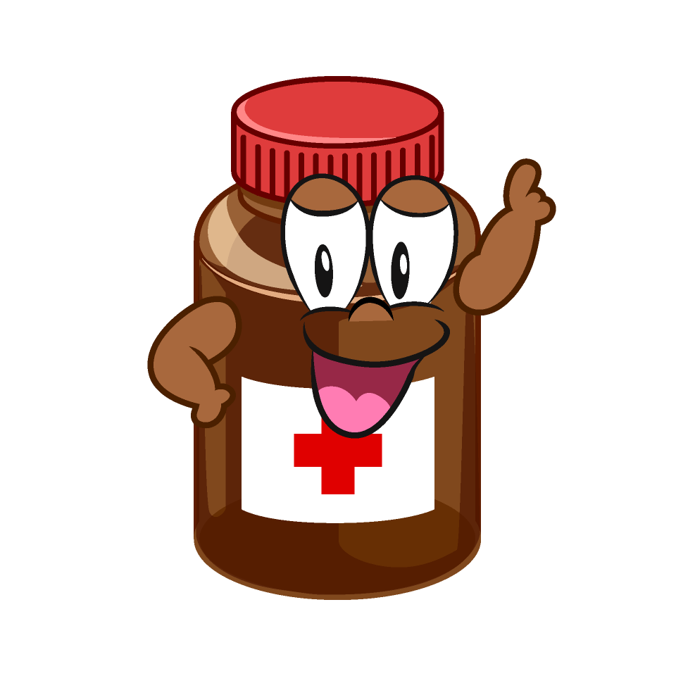 Posing Medicine Bottle