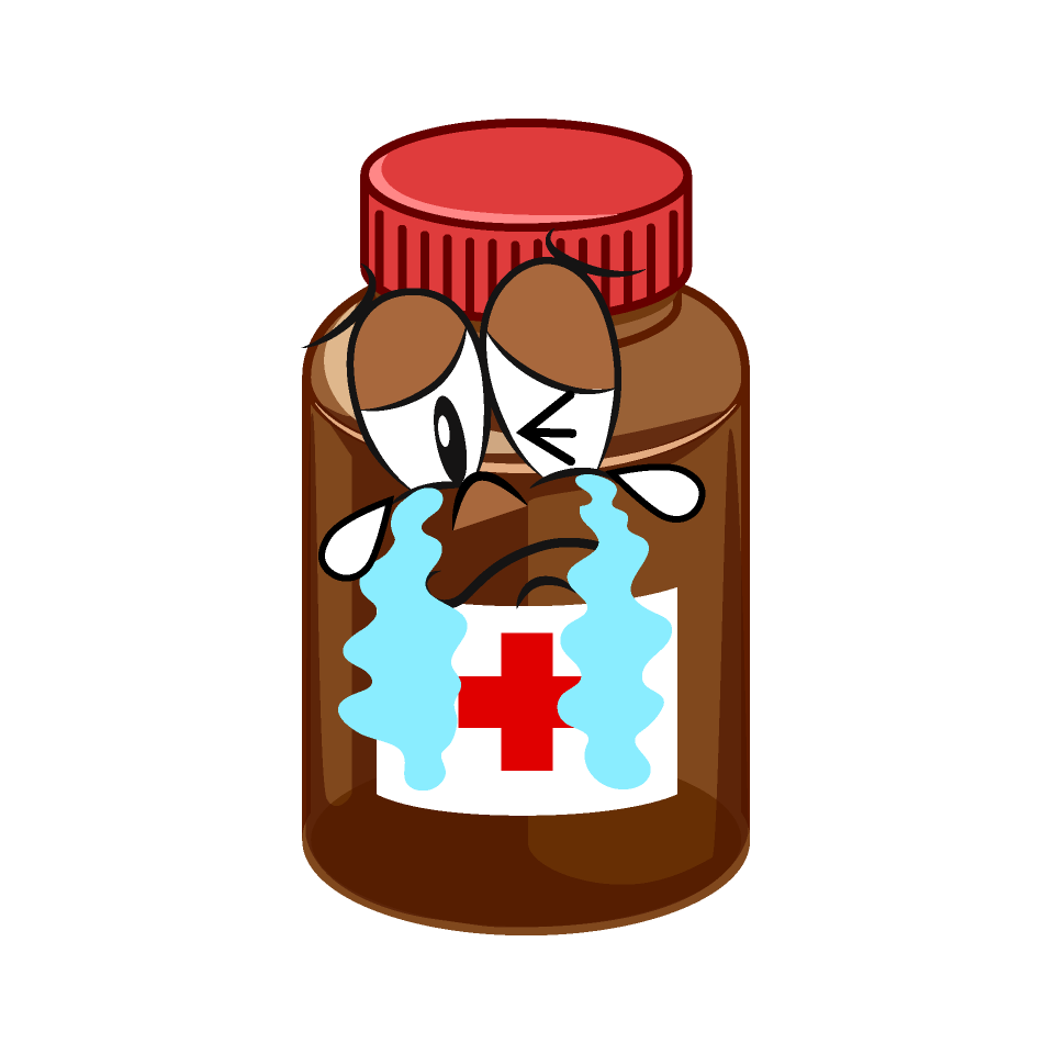 Crying Medicine Bottle