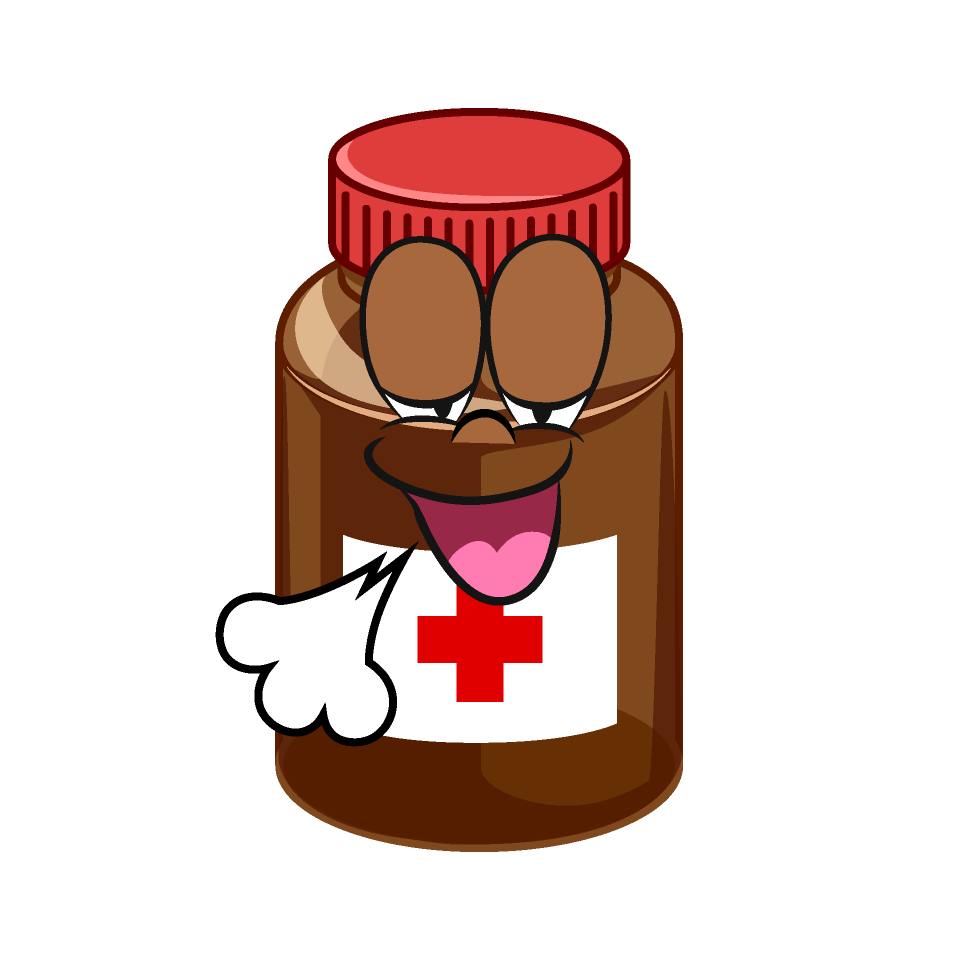 Relaxing Medicine Bottle