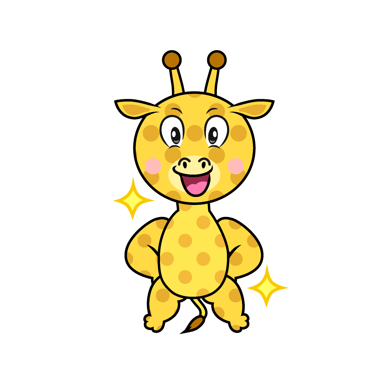 Glitter Giraffe