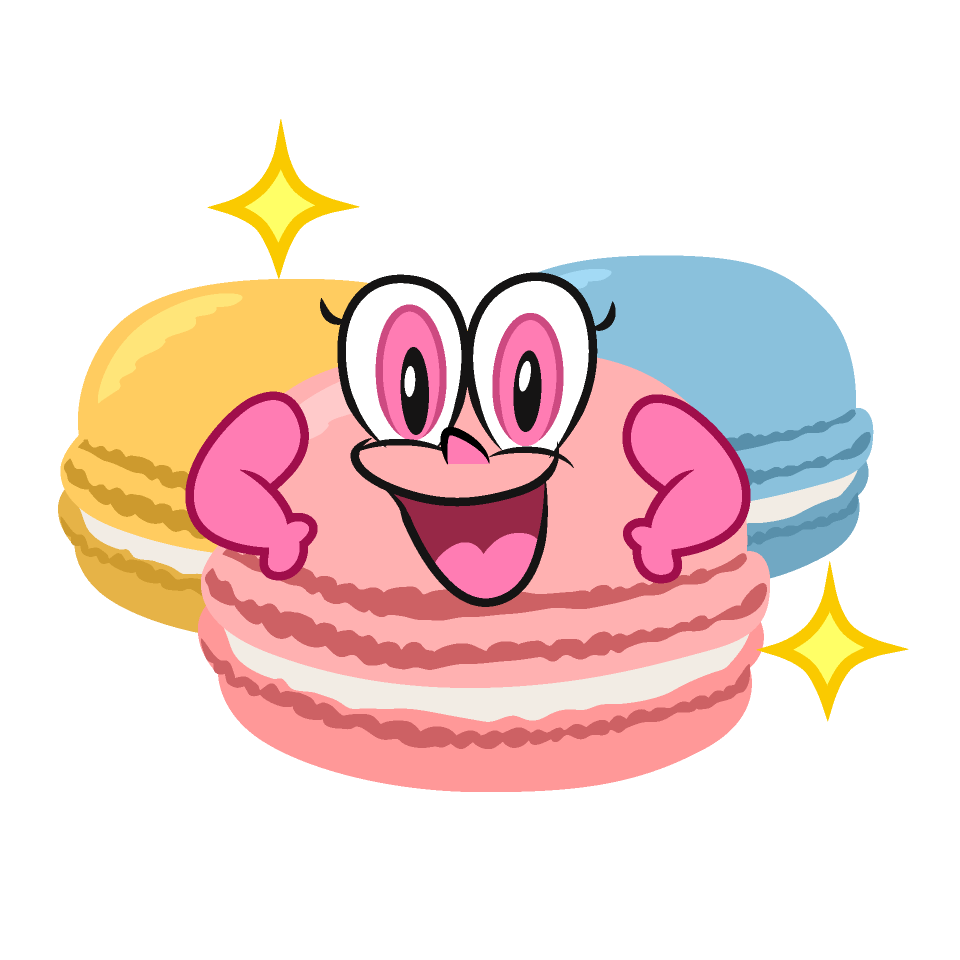 Glitter Macaroons