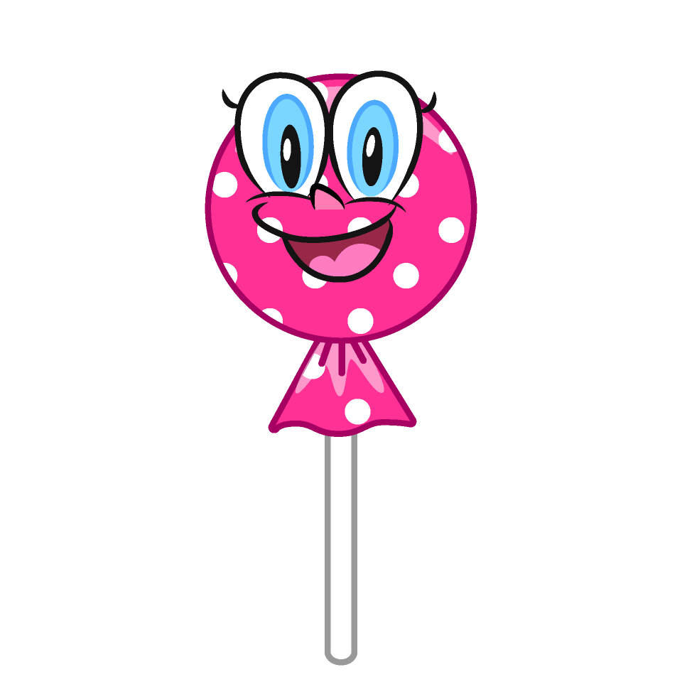 Smiling Candy Lollipop