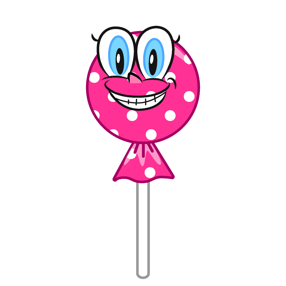 Grinning Candy Lollipop