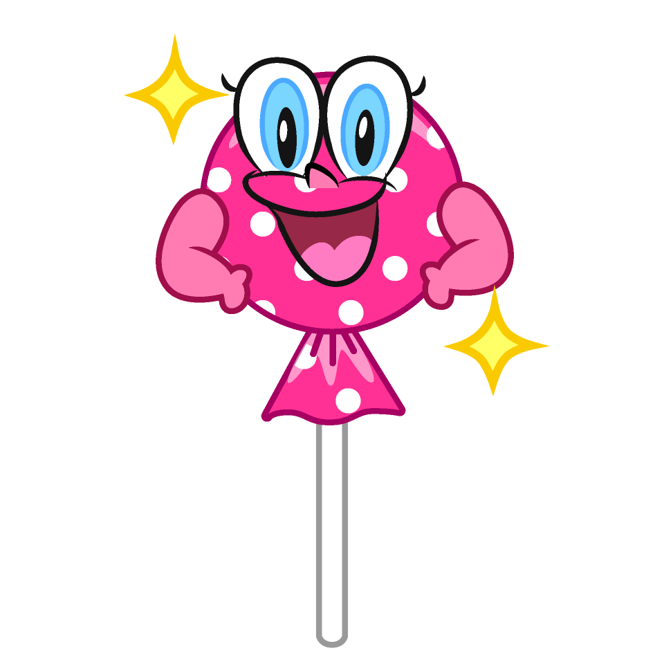 Glitter Candy Lollipop