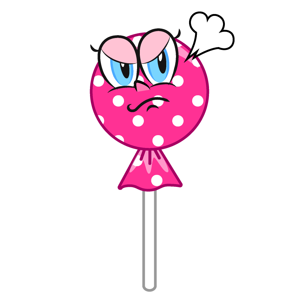 Angry Candy Lollipop