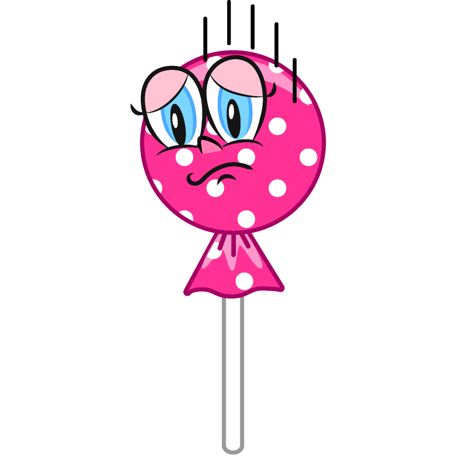 Depressed Candy Lollipop