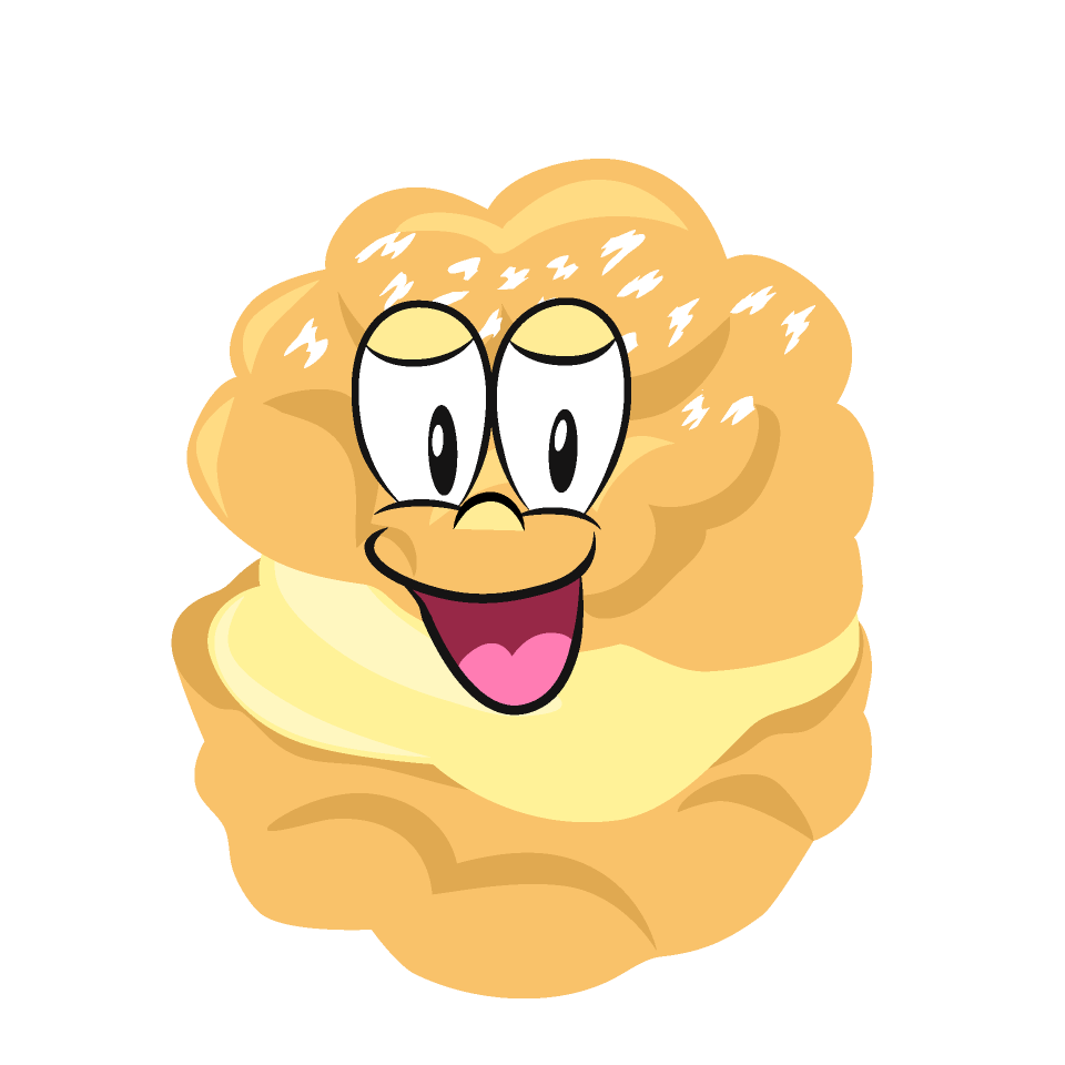 Smiling Cream Puff