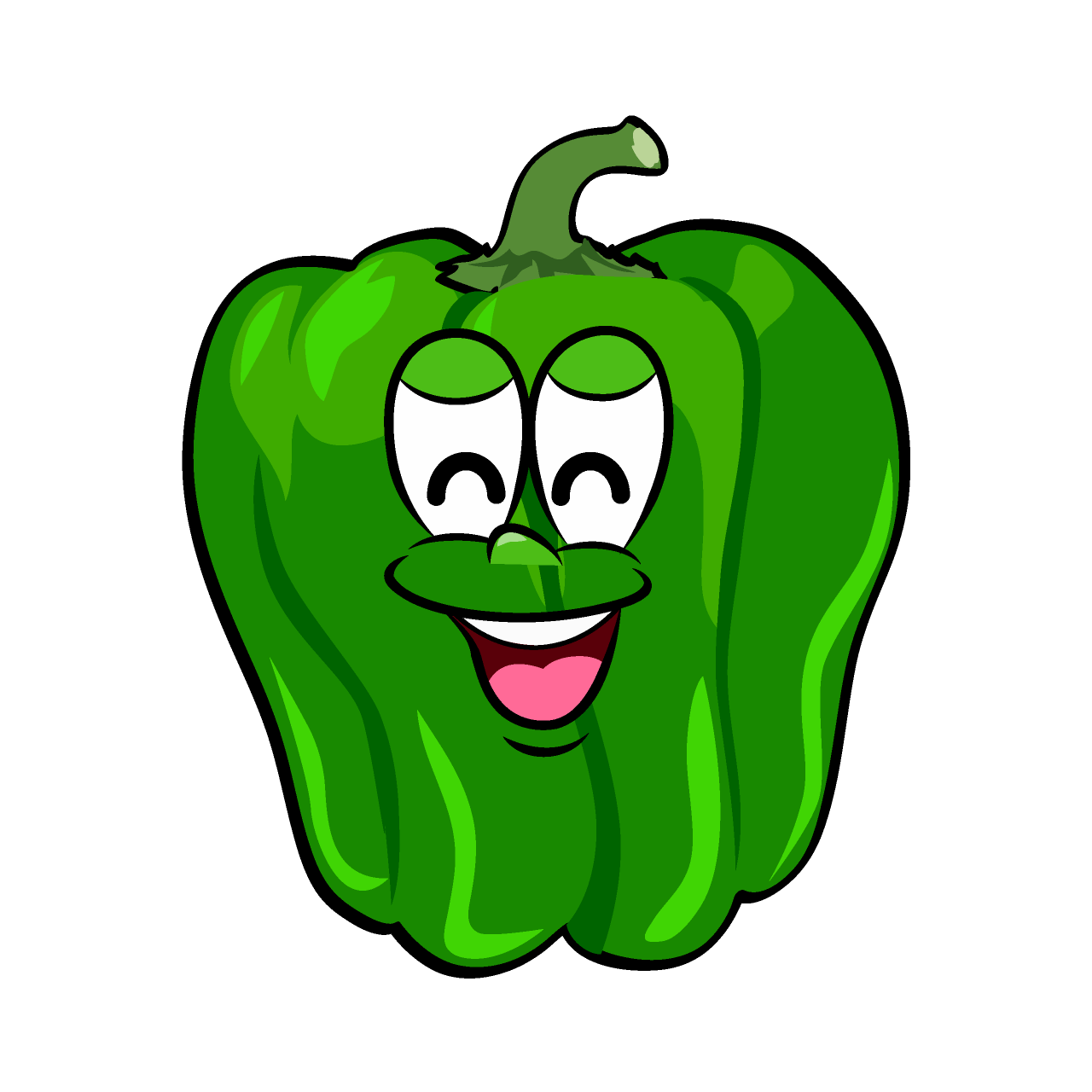 Smiling Green Pepper
