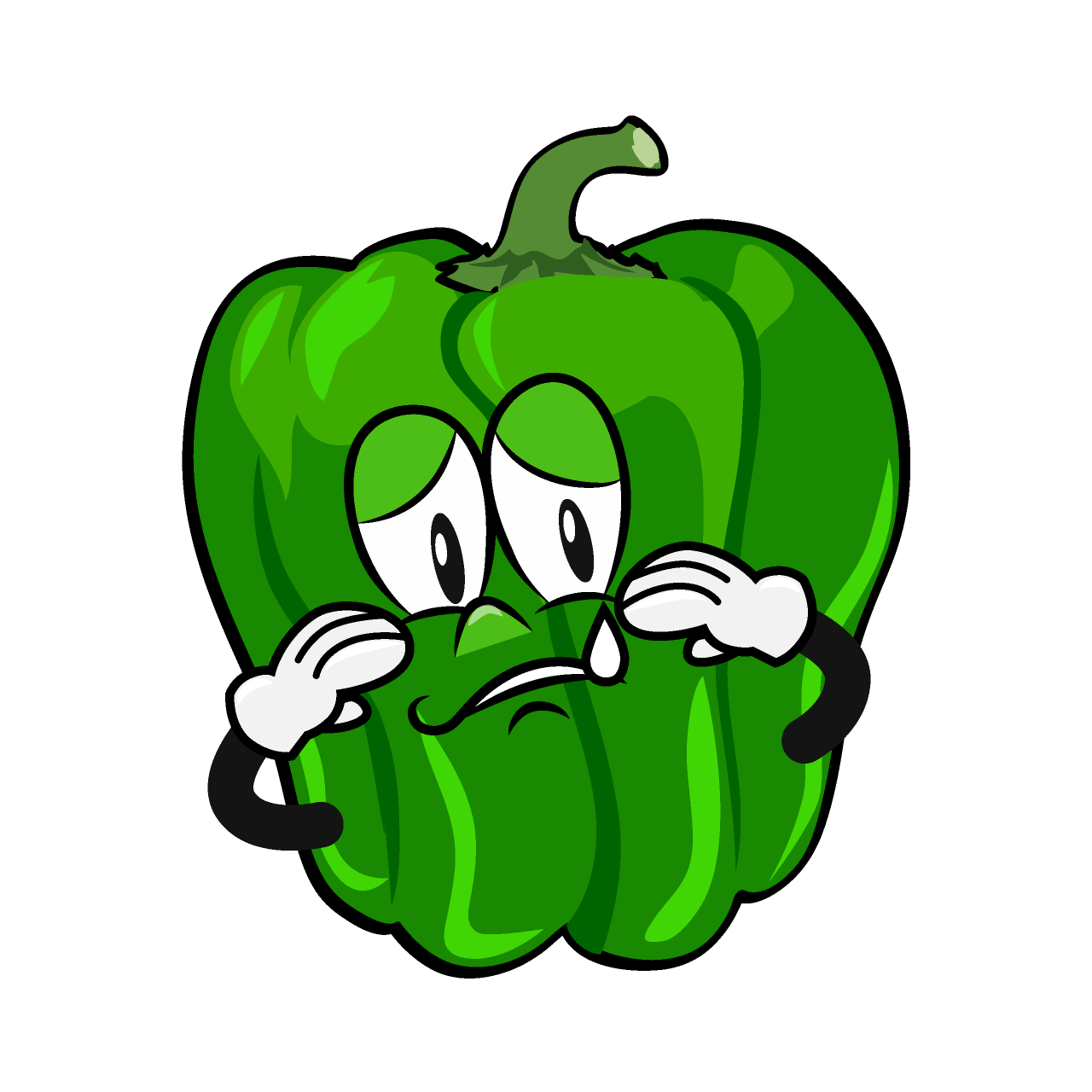 Sad Green Pepper