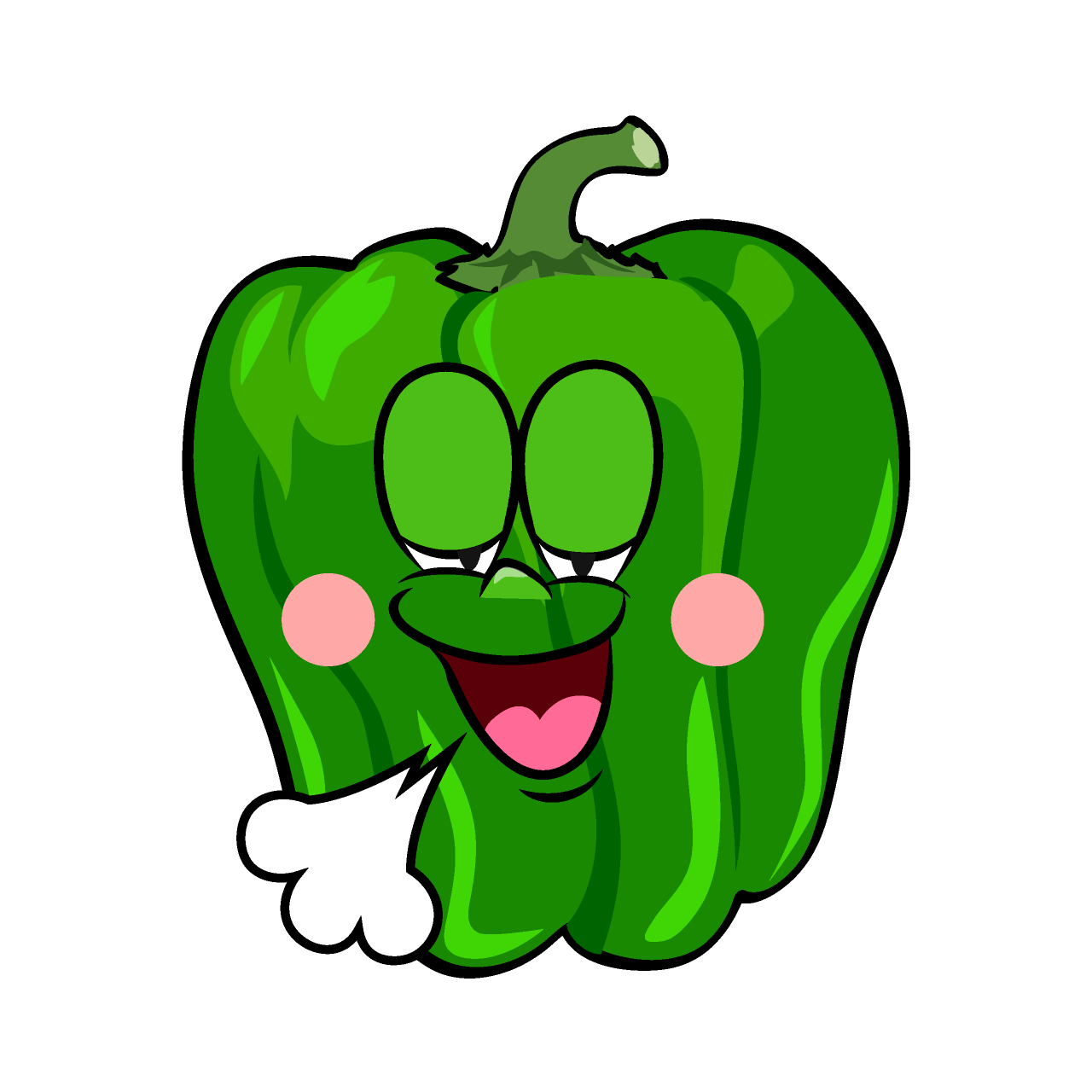 Relaxing Green Pepper
