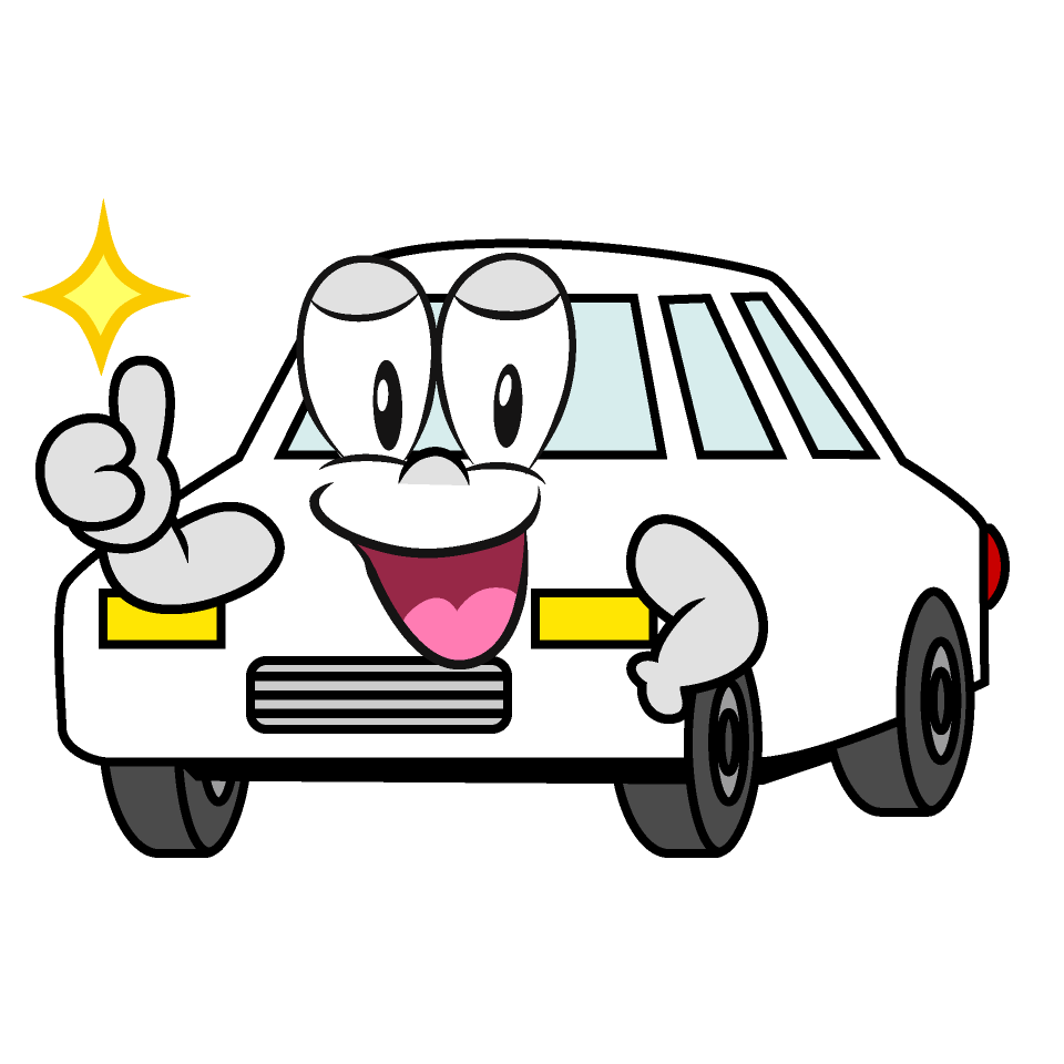 Thumbs up White Car
