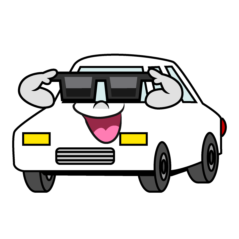 Cool White Car