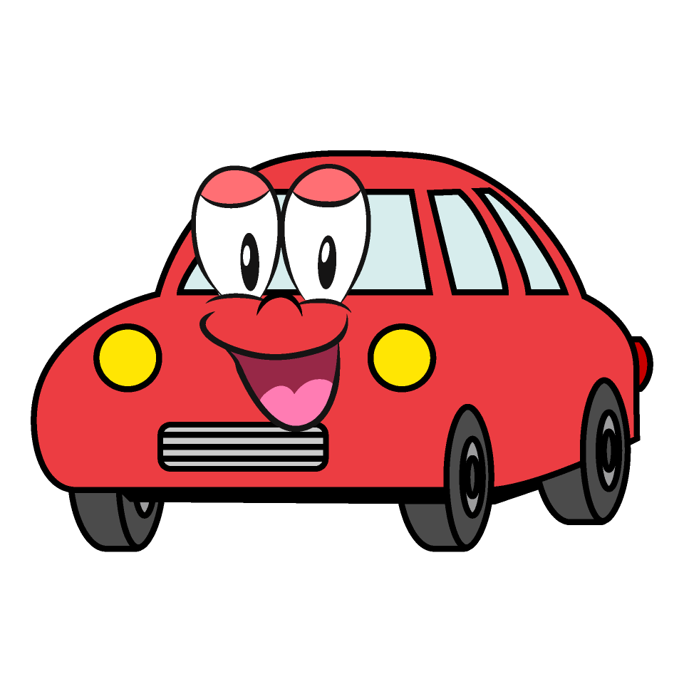 Smiling Red Car