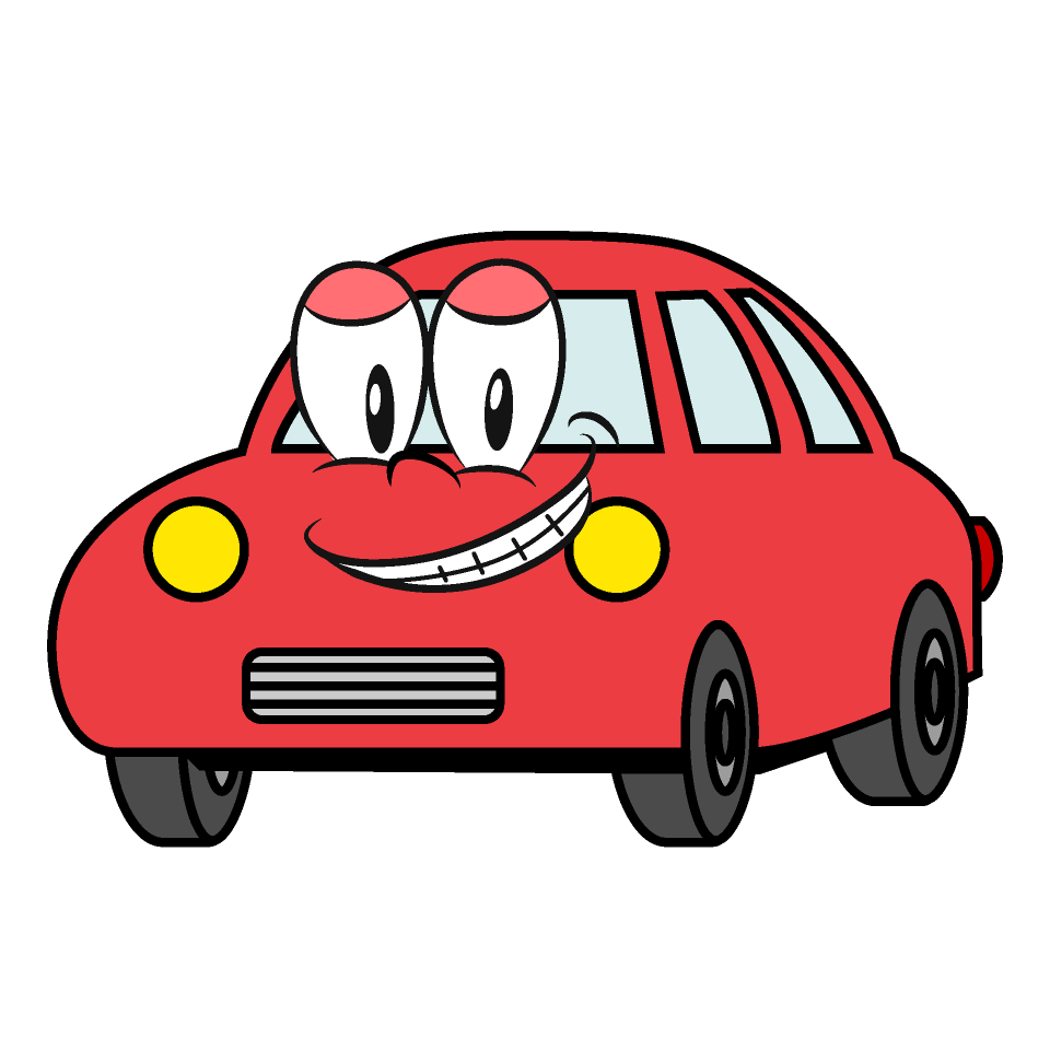 Grinning Red Car