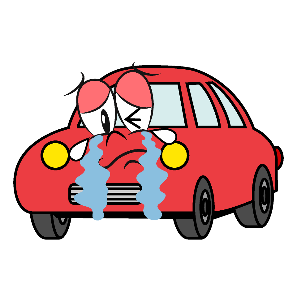 Crying Red Car