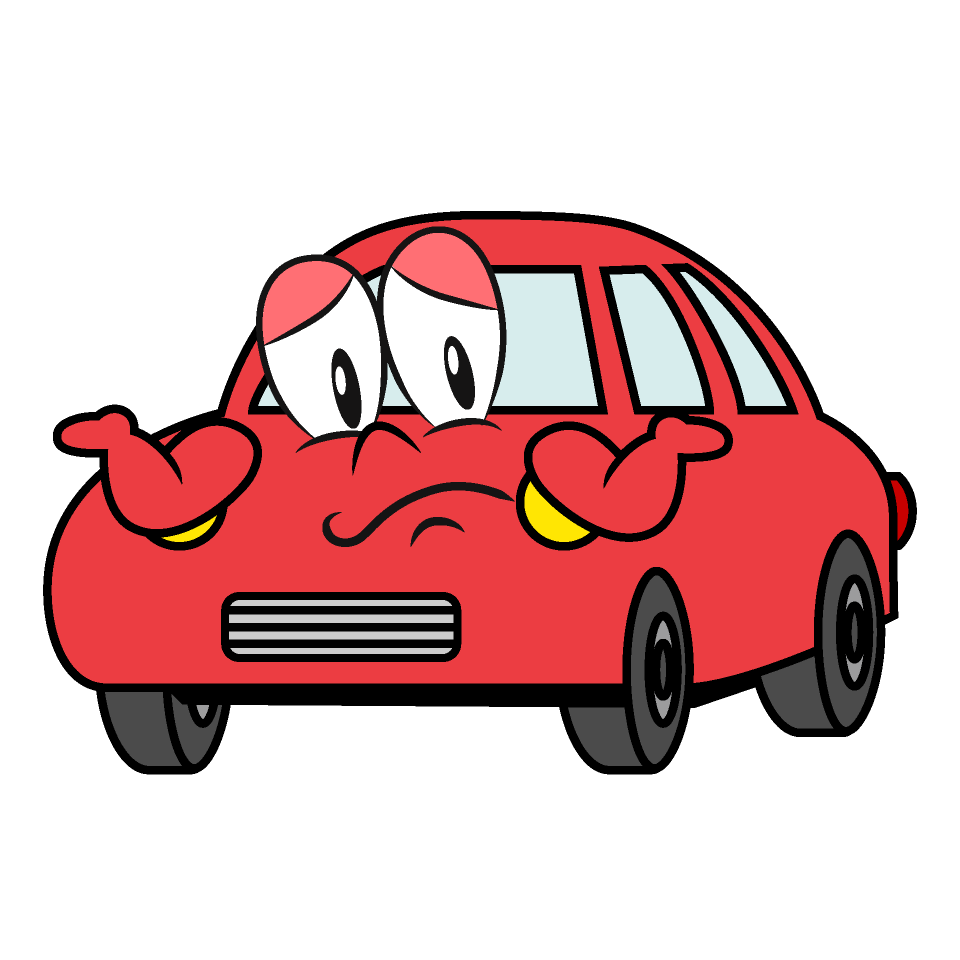 Troubled Red Car