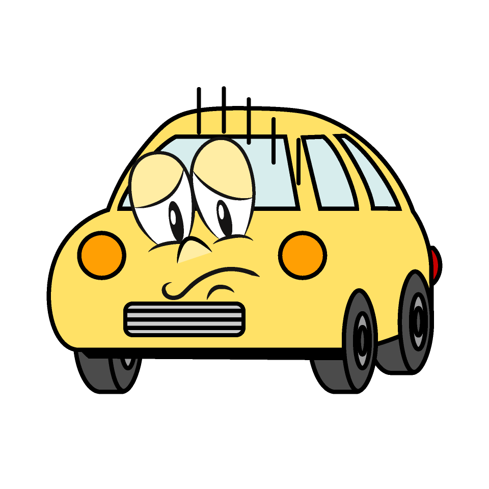 Depressed Small Car