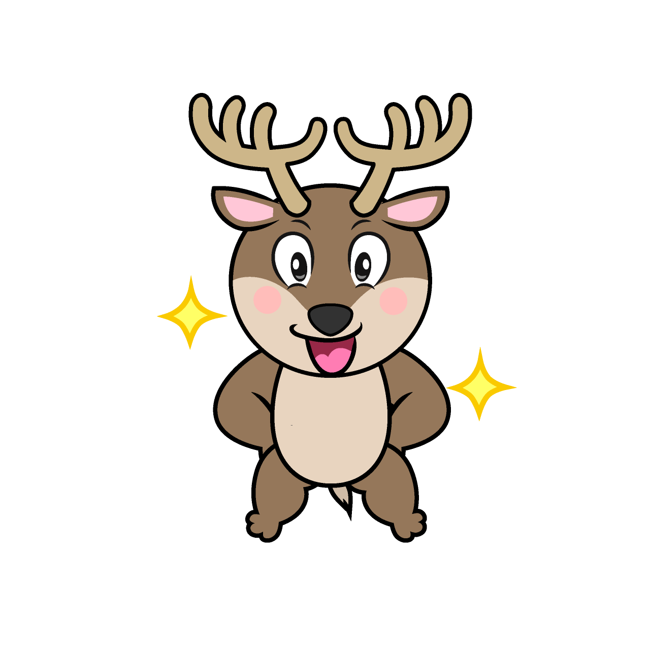 Glitter Reindeer
